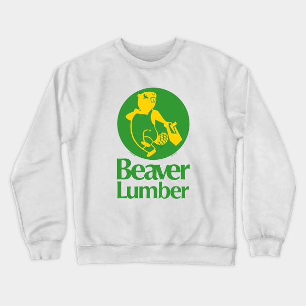 Beaver Lumber Crewneck Sweatshirt by Roufxis